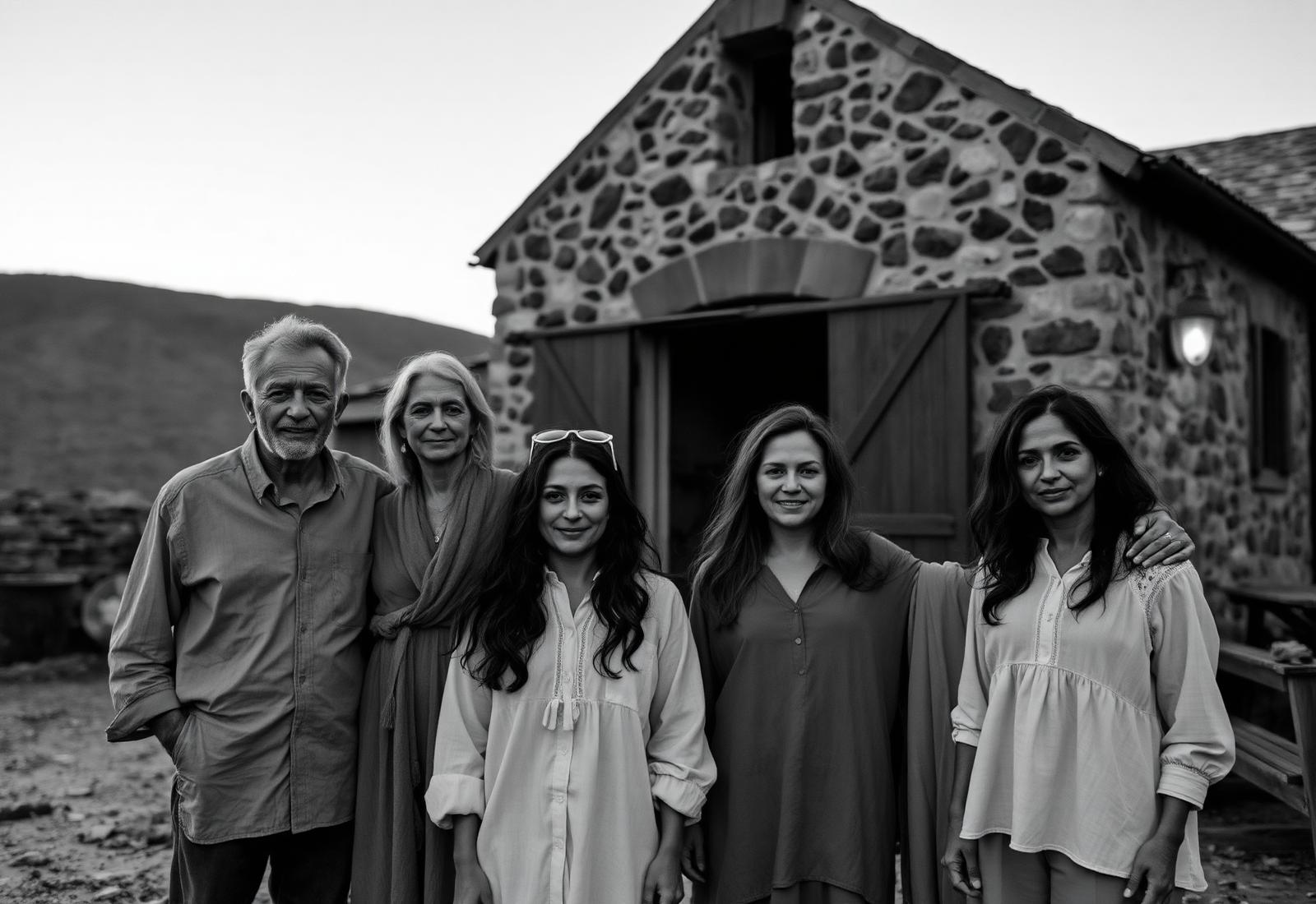 Retrato de familia del equipo de Chakana Ancestral