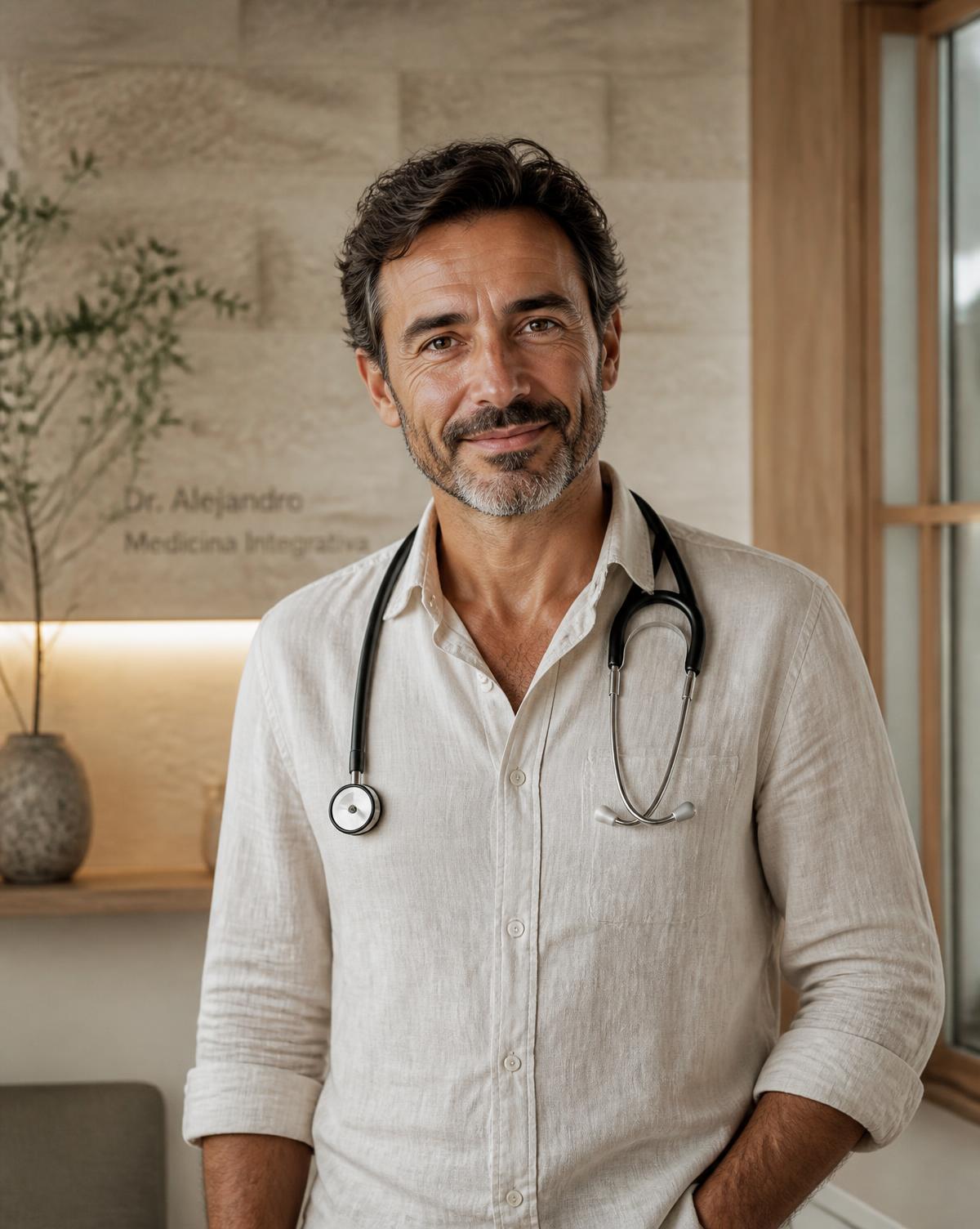 Médico responsable de la supervisión clínica en los retiros de Chakana Ancestral